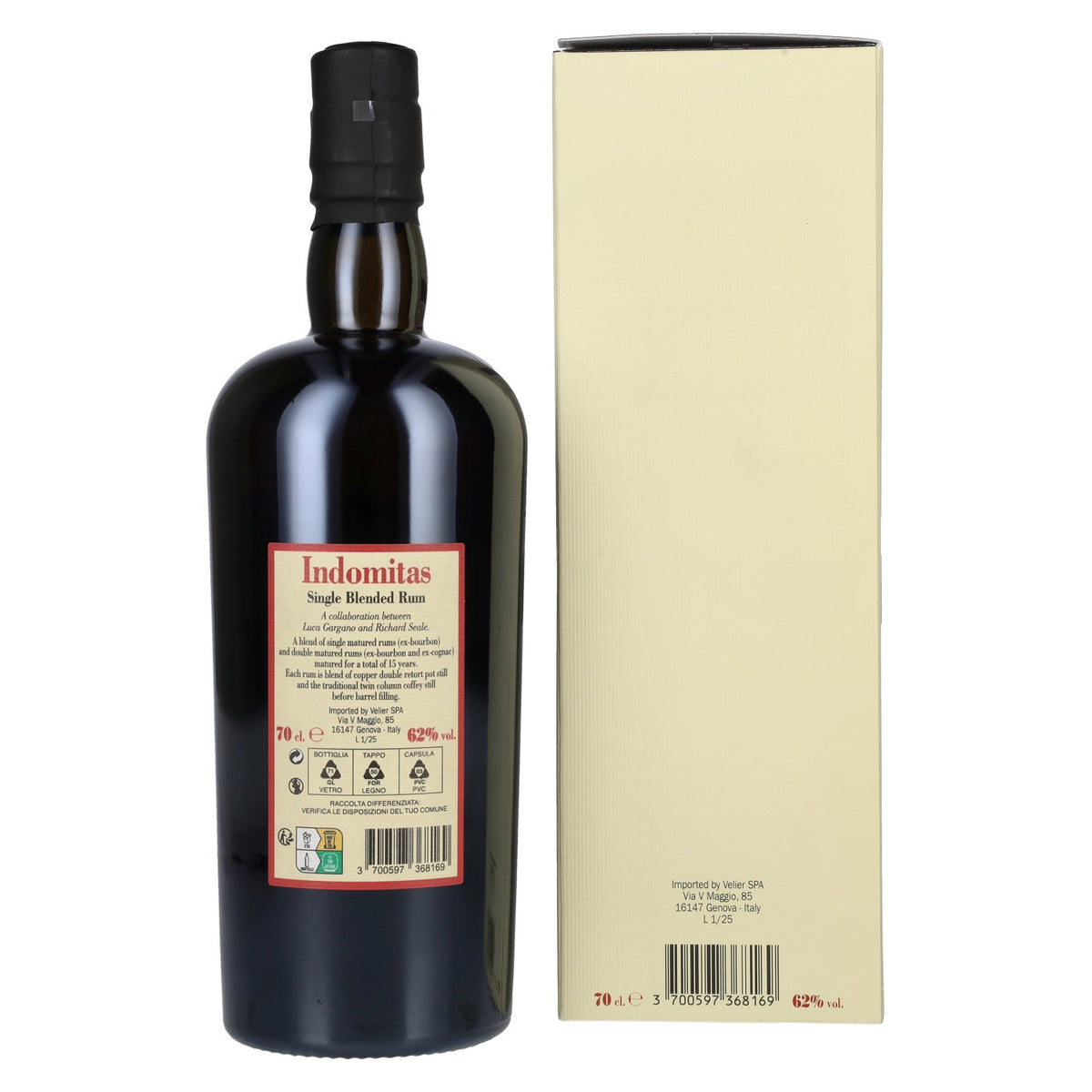 Foursquare 15 Years Old INDOMITAS Single Blended Rum 62% Vol. 0,7l in Geschenkbox