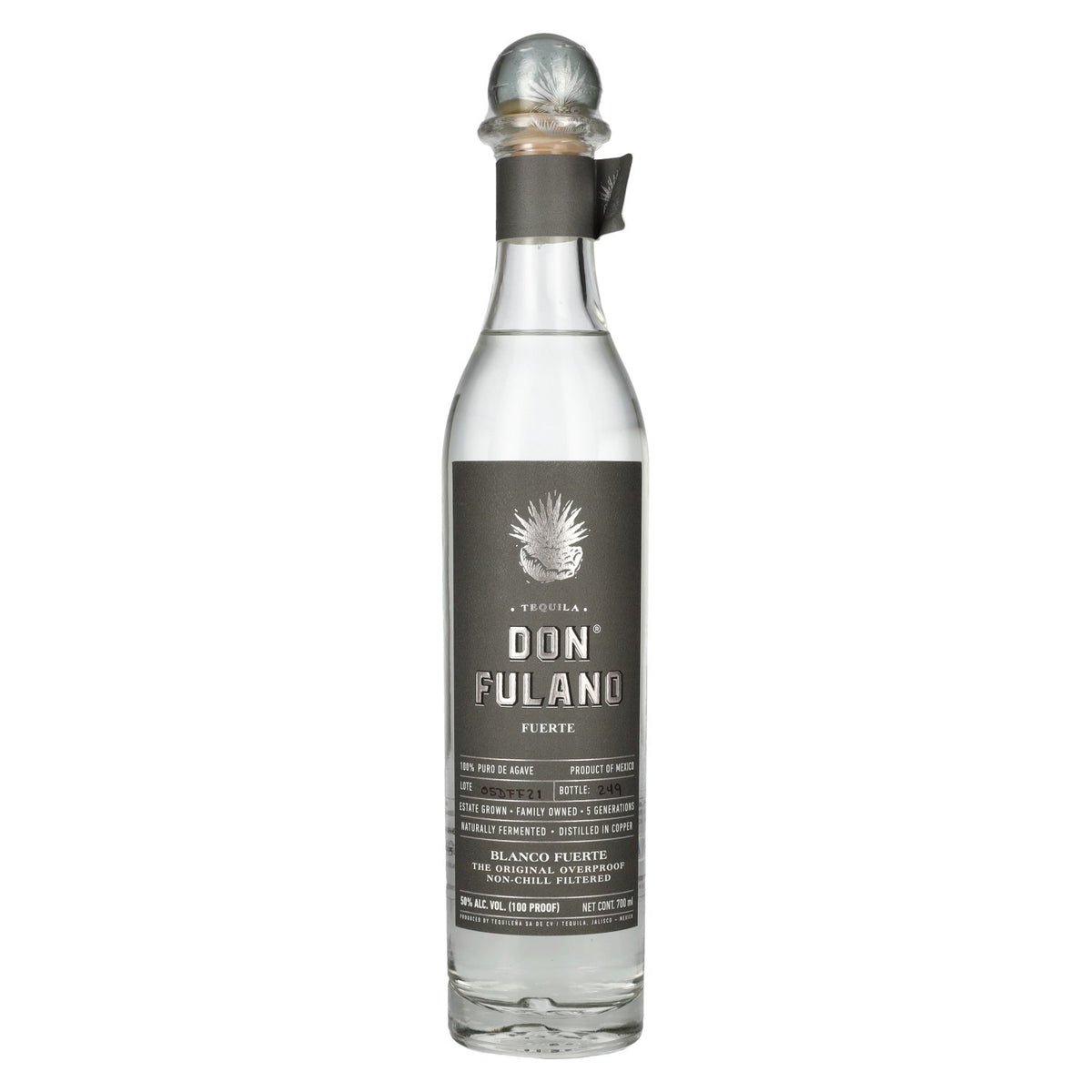 Don Fulano Tequila BLANCO FUERTE 100% Puro de Agave 50% Vol. 0,7l