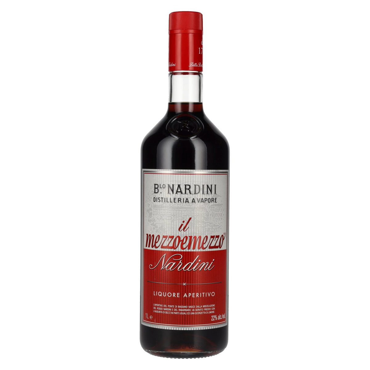 Nardini il mezzoemezzo Liquore Aperitivo 22% vol. 1l