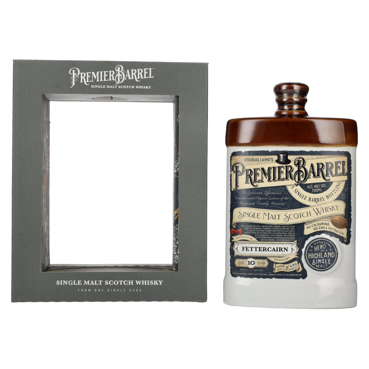Douglas Laing PREMIER BARREL Fettercairn 10 Years FATHER'S DAY 46% Vol. 0,7l en boîte cadeau