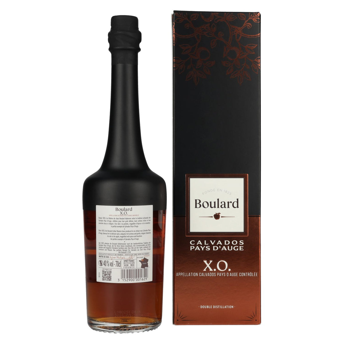 Boulard Calvados Pays d'Auge X.O. 40% vol. 0,7l en coffret cadeau