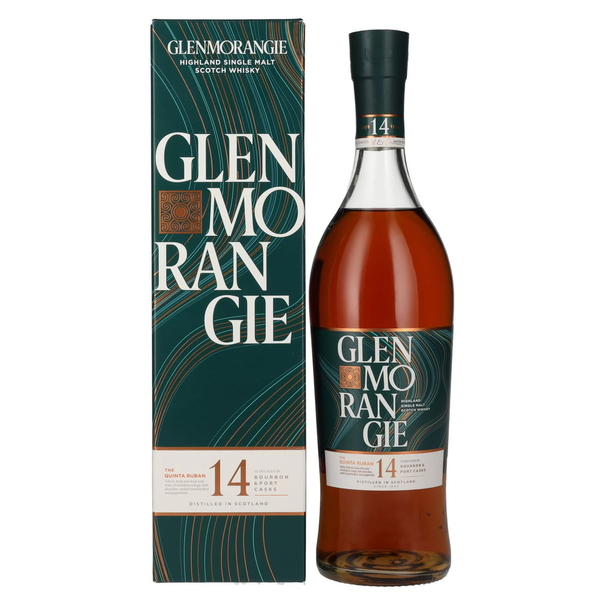 Glenmorangie The QUINTA RUBAN 14 Years Old Highland Single Malt 46% Vol. 0,7l en coffret cadeau