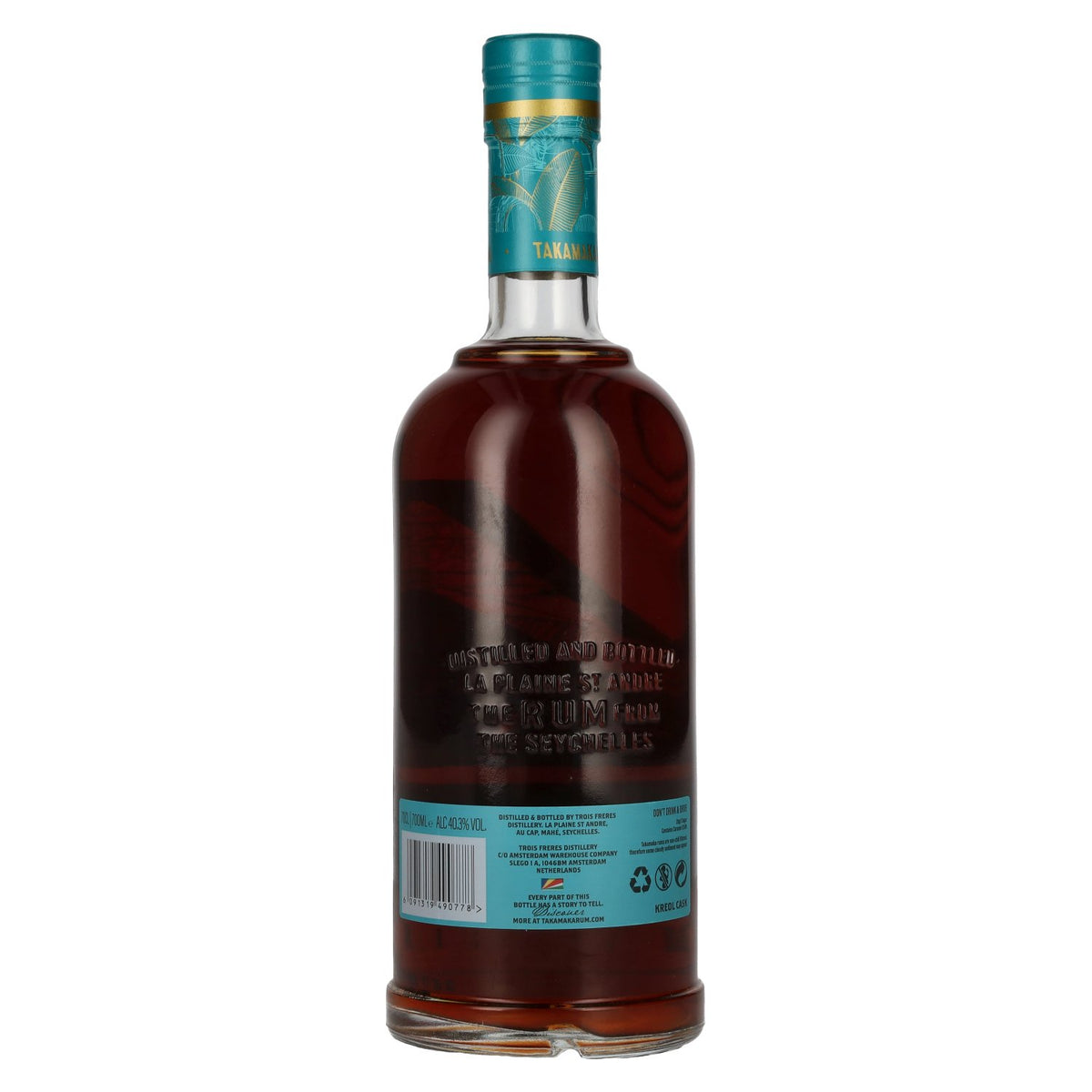 Takamaka KREOL CASK Reserve Dark Rum 40.3% ABV 0.7l