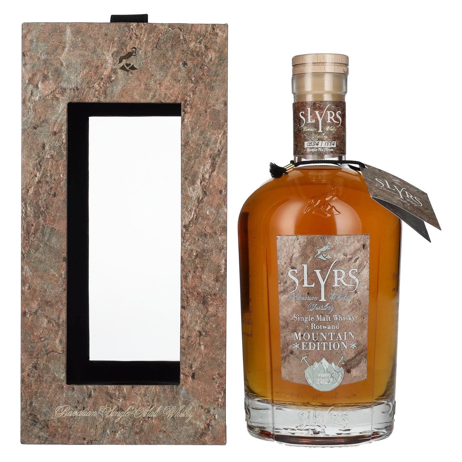 Slyrs Single Malt Whisky MOUNTAIN EDITION Rotwand 2022 50% vol. 0,7l en boîte cadeau