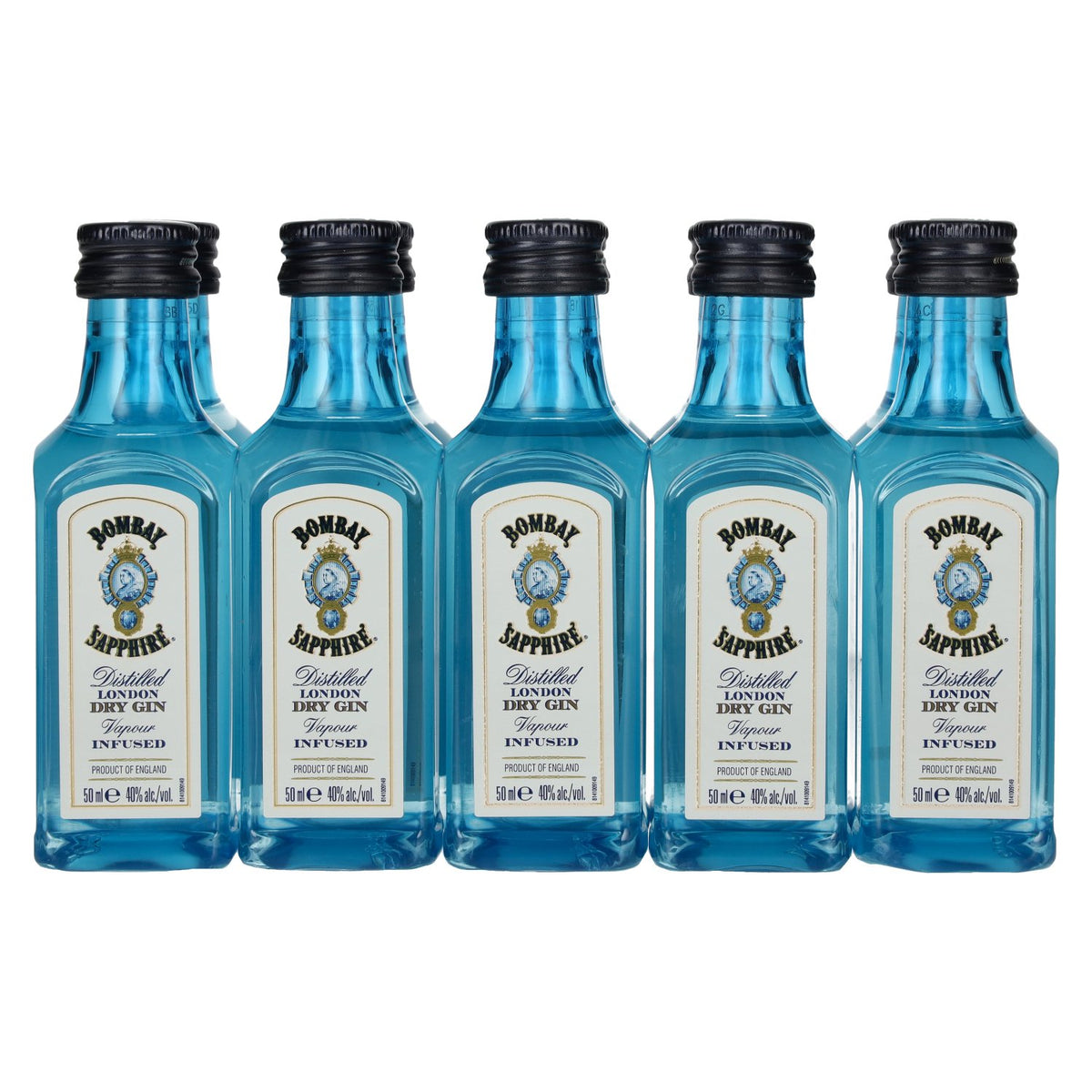Bombay SAPPHIRE London Dry Gin 40% vol. 10 x 0.05 l PET