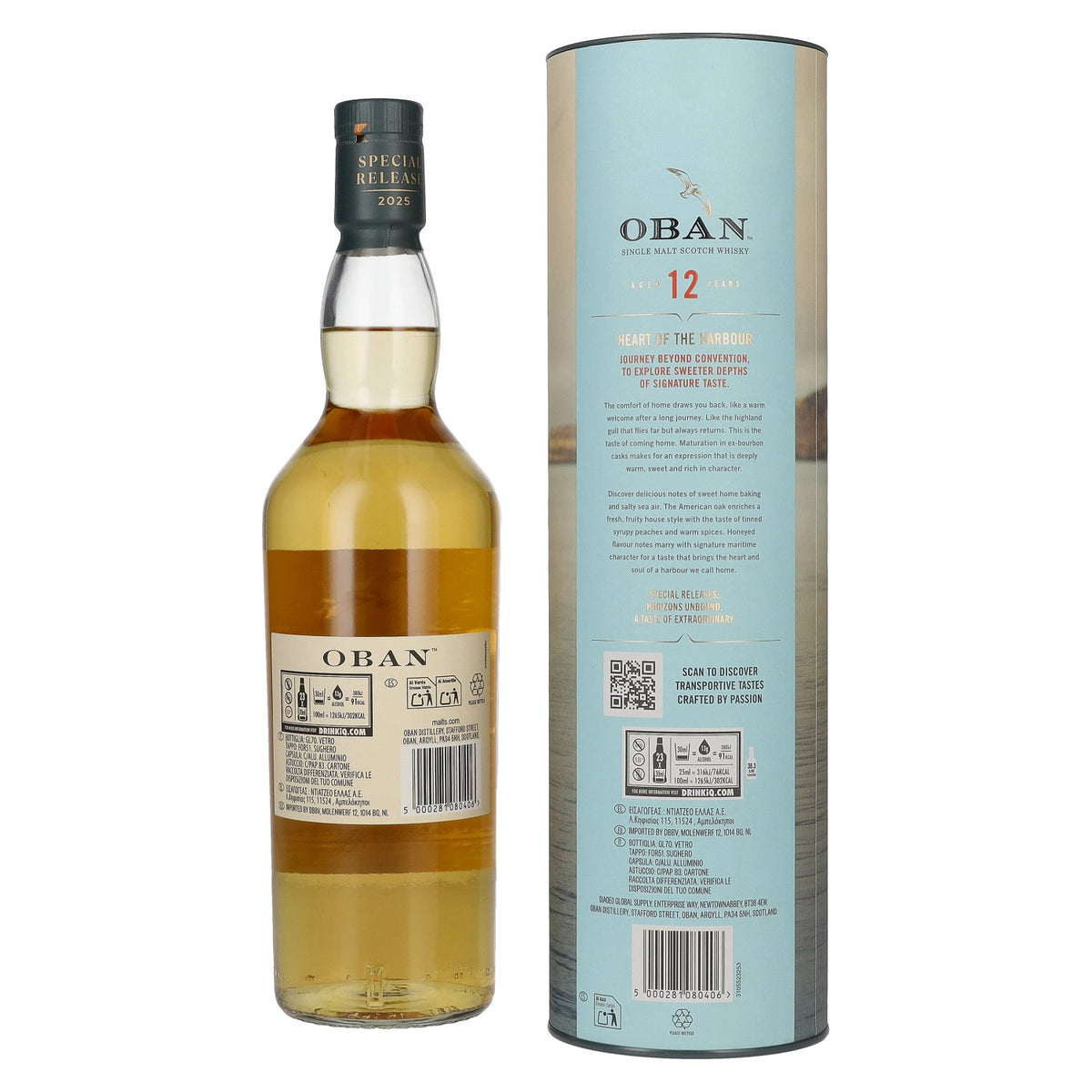 Oban 12 Years Old HEART OF THE HARBOUR Single Malt Special Release 2025 54,7% Vol. 0,7l in Geschenkbox