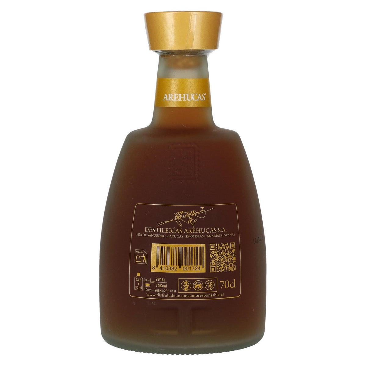 Arehucas Ron Miel Selección Familiar Licor 30% vol. 0,7l