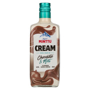 Minttu Cream – Liqueur crémeuse aromatisée au chocolat et à la menthe, 16 % vol., 0,5 l