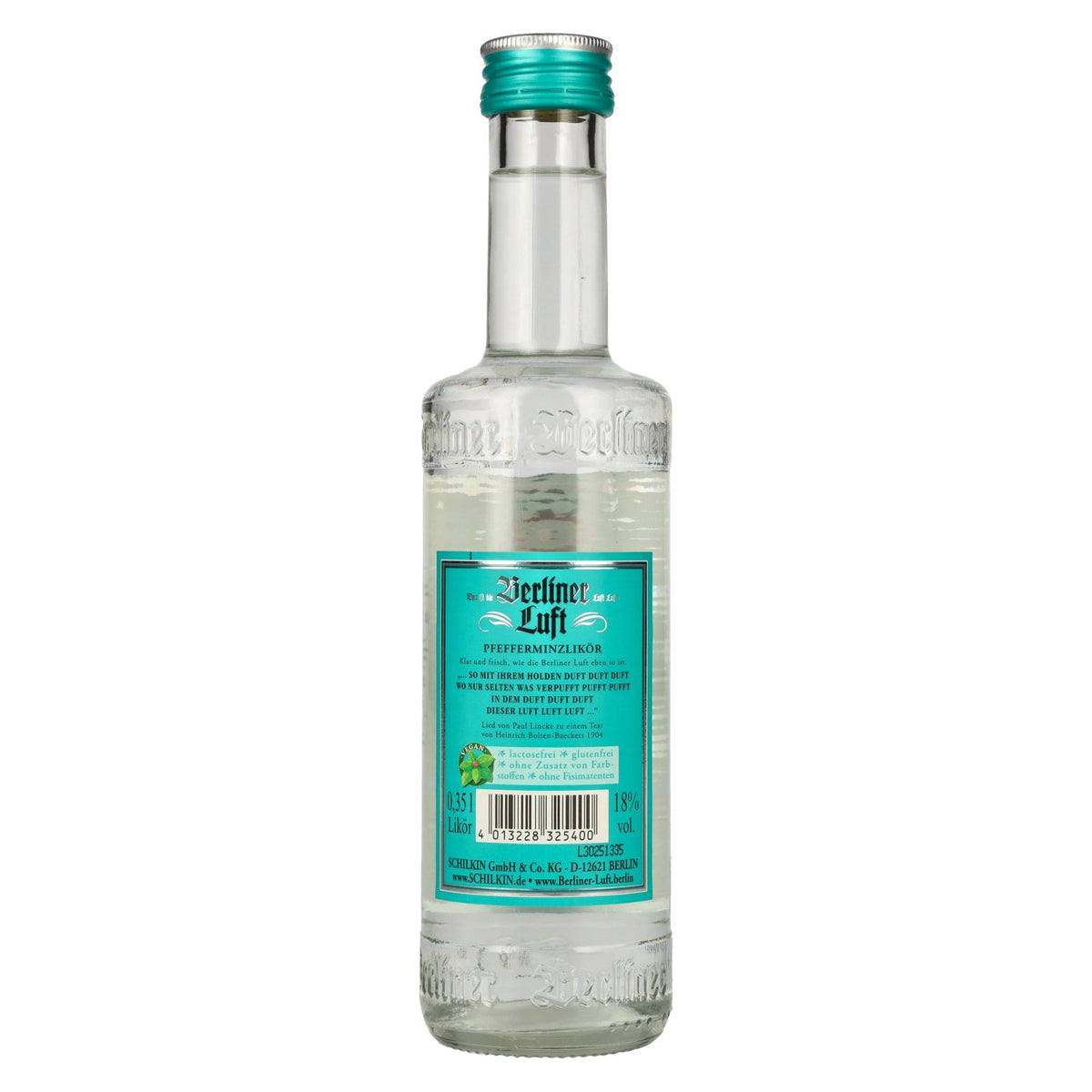 Berliner Luft DER FRISCHE Pfefferminzlikör 18% Vol. 0,35l