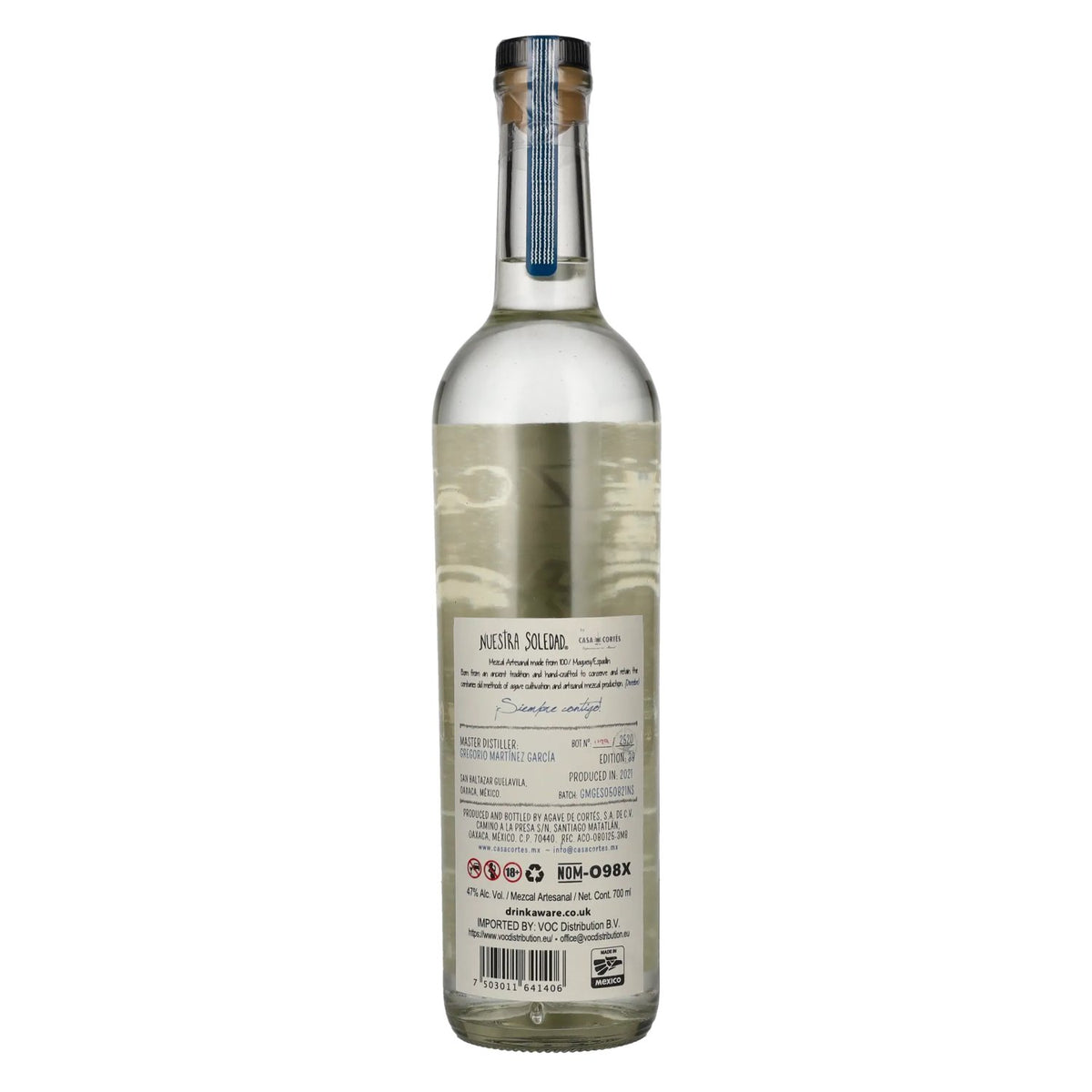 Nuestra Soledad Mezcal Joven SAN BALTAZAR GUELAVILA 47% Vol. 0,7l