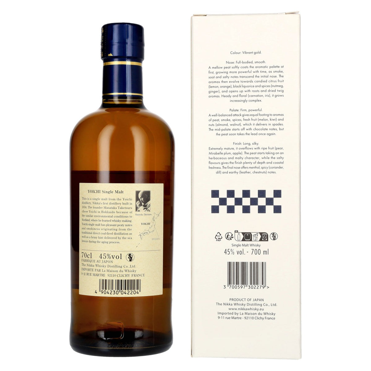 Nikka Yoichi Single Malt Whisky 90th Anniversary 45% ABV 0.7l in a gift box