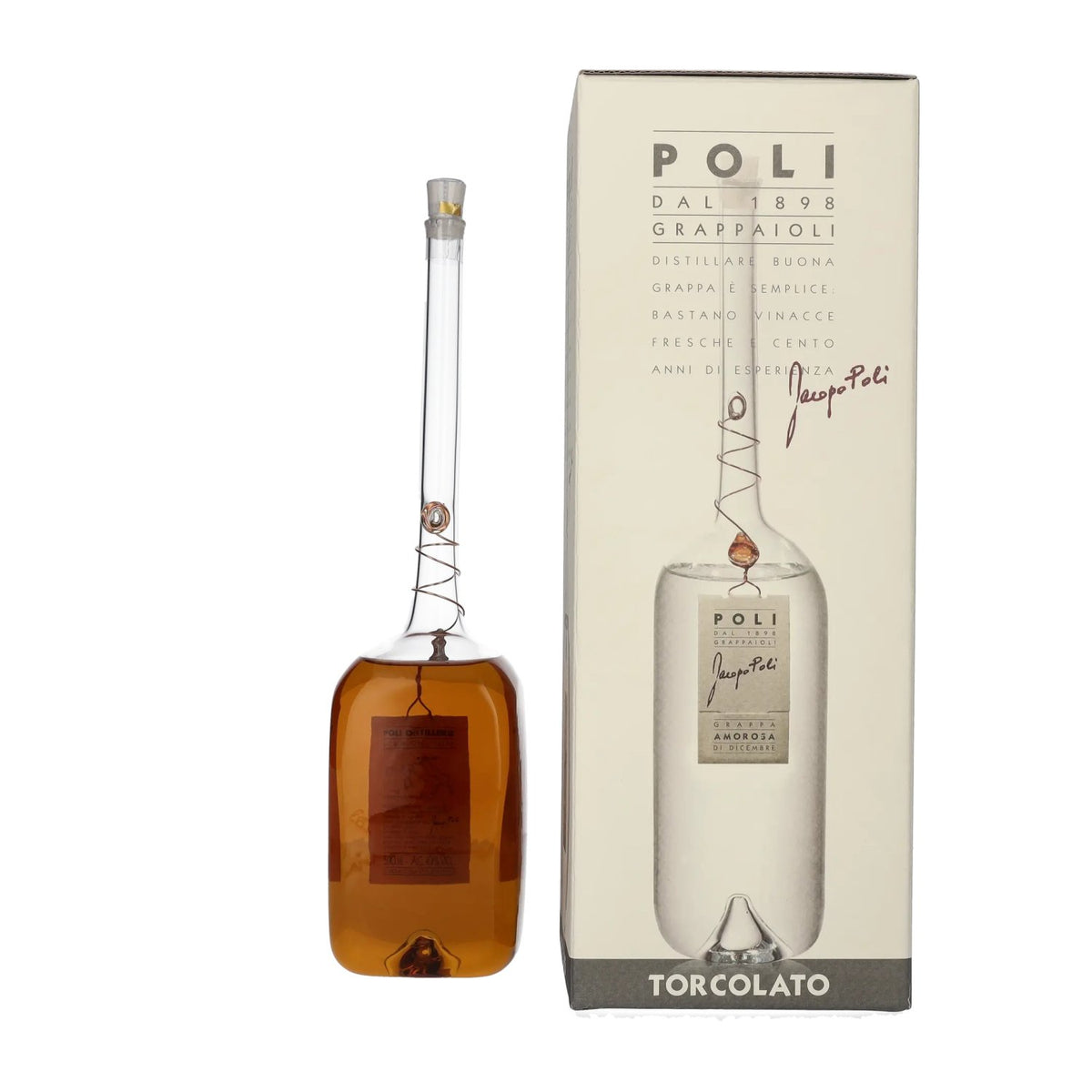 Poli Wine Brandy Arzente 40% Vol. 0,5l in Geschenkbox