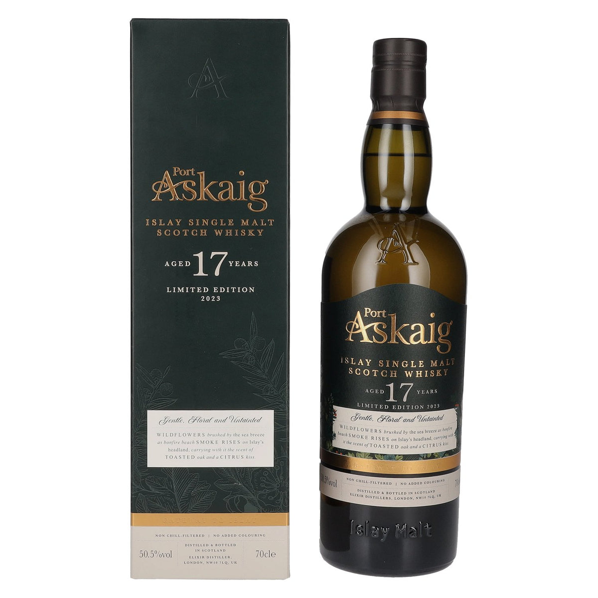 Port Askaig Islay 17 Years Old Islay Single Malt Limited Edition 2023 50,5% Vol. 0,7l in Geschenkbox