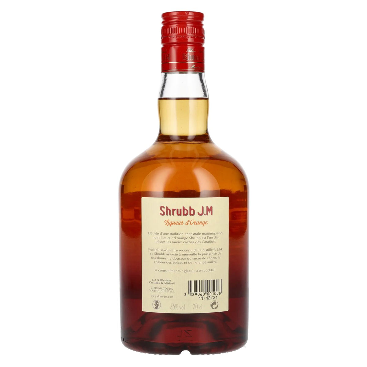 Rhum J.M Shrubb Liqueur d'Orange 35% Vol. 0,7l