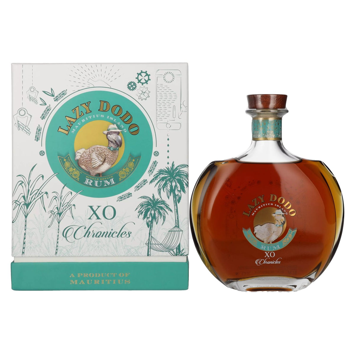 Lazy Dodo XO CHRONICLES RUM 40% vol. 0,7l en boîte cadeau