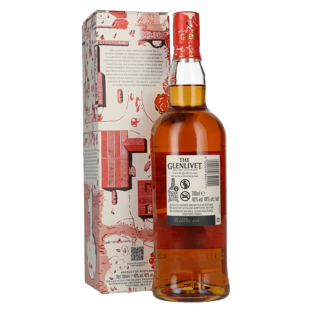 The Glenlivet GROUNDBREAKER COLLECTION Single Malt Whisky 40% Vol. 0,7l en coffret cadeau
