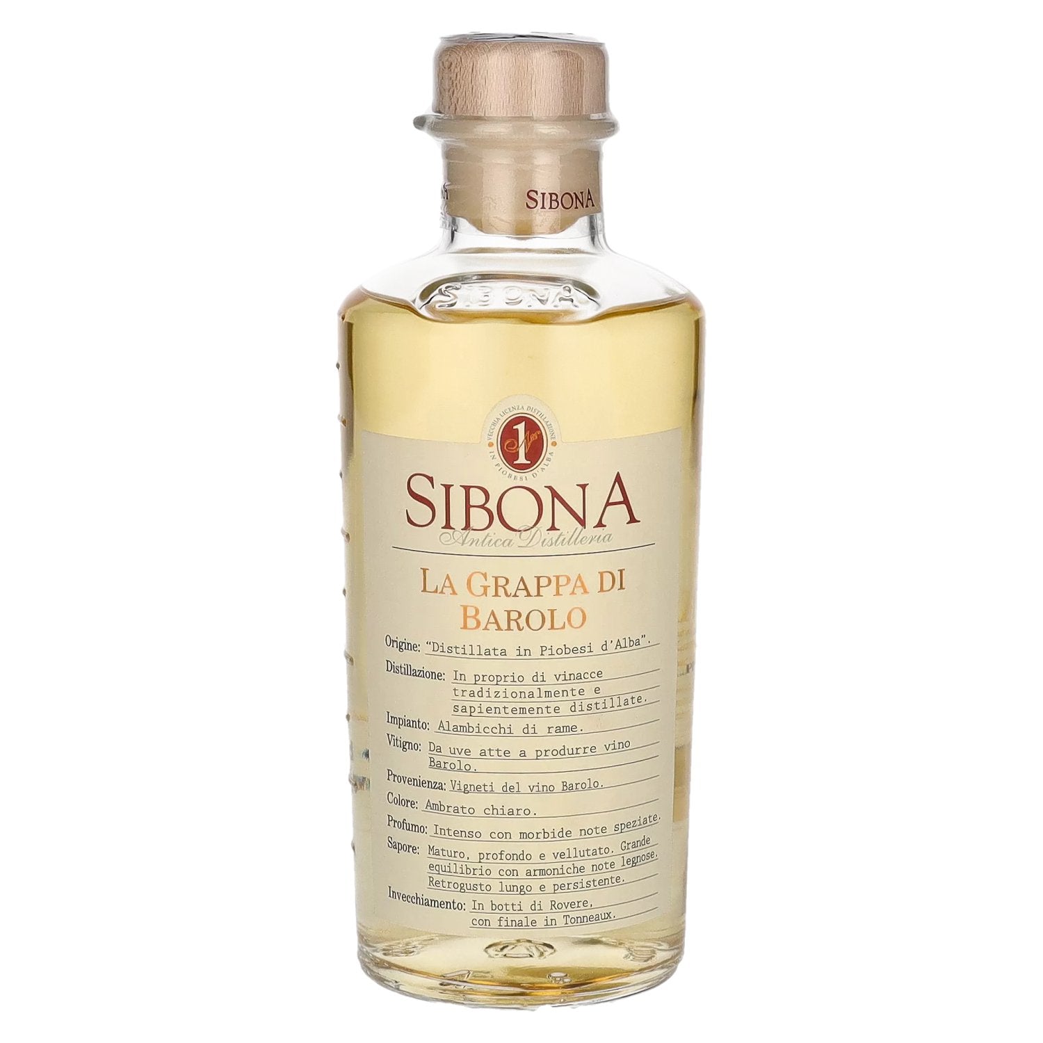 Sibona La Grappa di BAROLO 40% vol. 0,5l