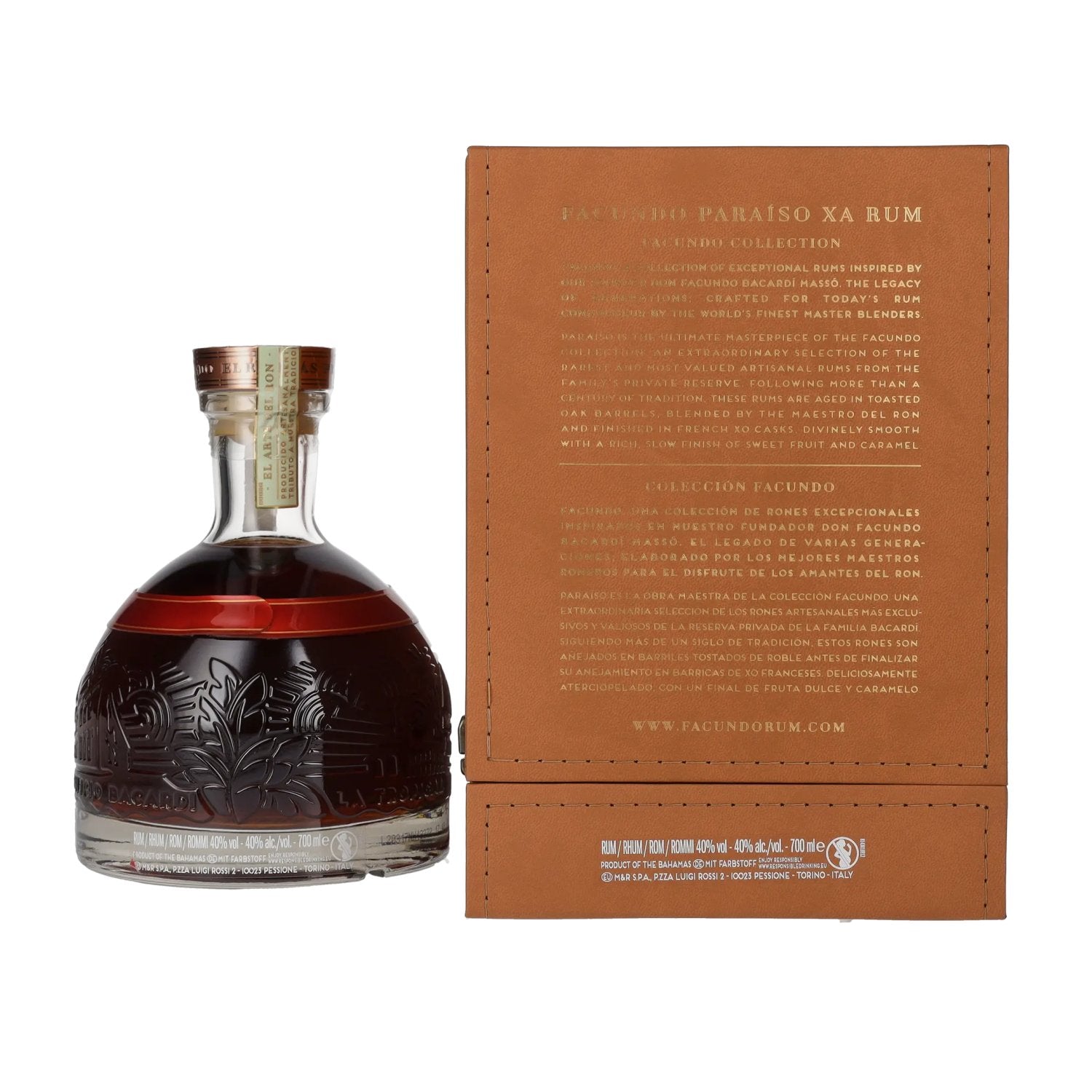Facundo PARAÍSO XA Rhum 40% vol. 0,7l en boîte cadeau