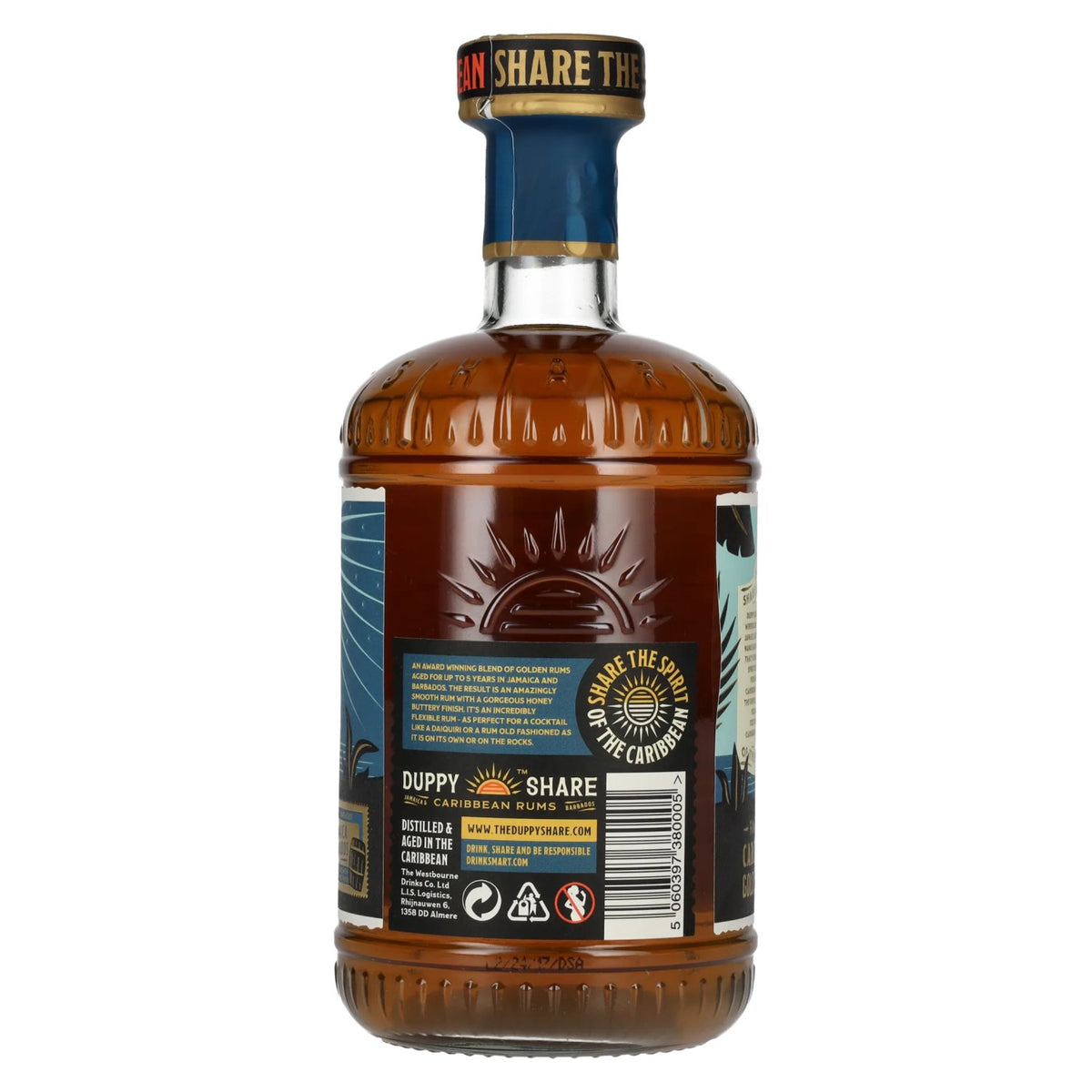 Duppy Share Aged Caribbean Rum 40% ABV 0.7l