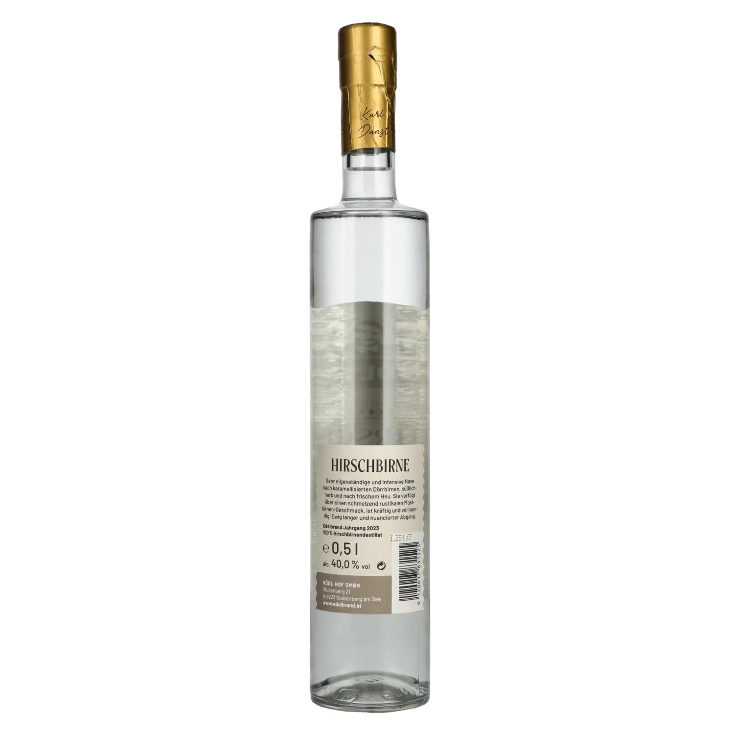 Hödl Hof HIRSCHBIRNE Edelbrand 2023 40% Vol. 0,5l