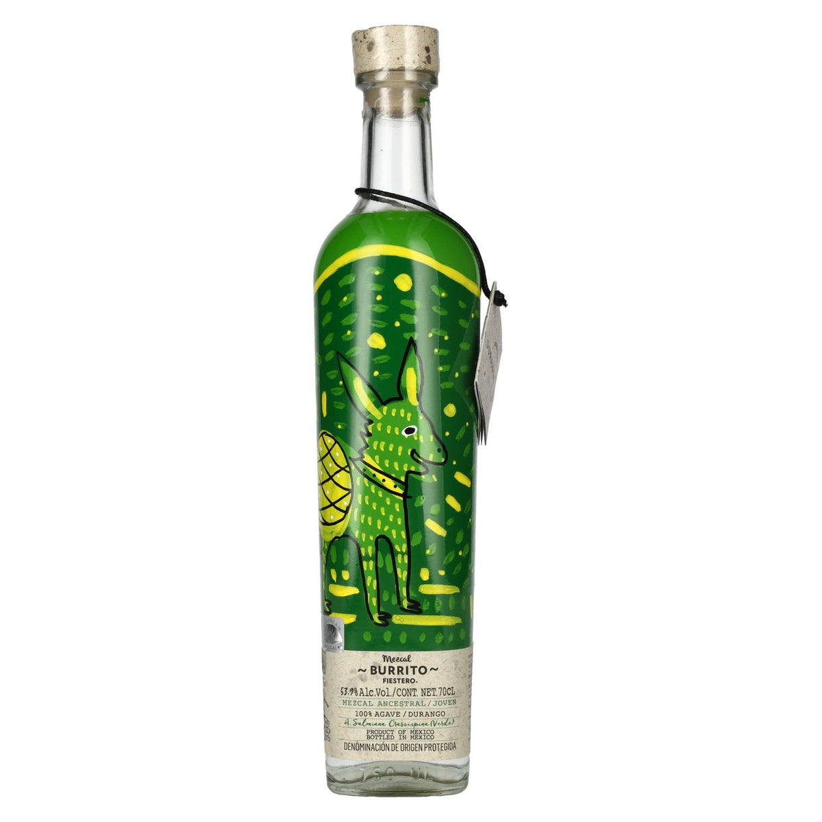 Burrito Fiestero Mezcal Verde DOP 53.9% Vol. 0.7l