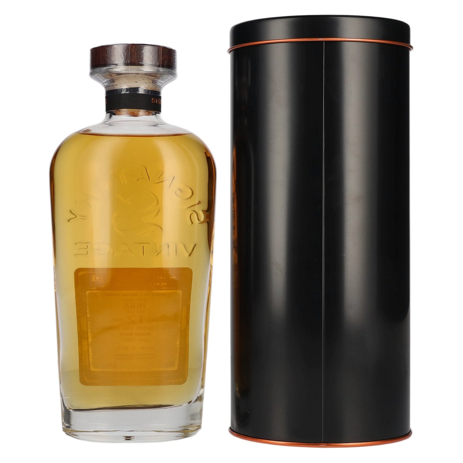 Signatory Vintage JURA 12 Years Old Bourbon Barrel Cask Strength #700377 2014 58,9% Vol. 0,7l in Tinbox