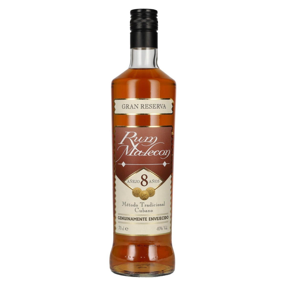 Rum Malecon Añejo 8 Años Gran Reserva 40% Vol. 0,7l