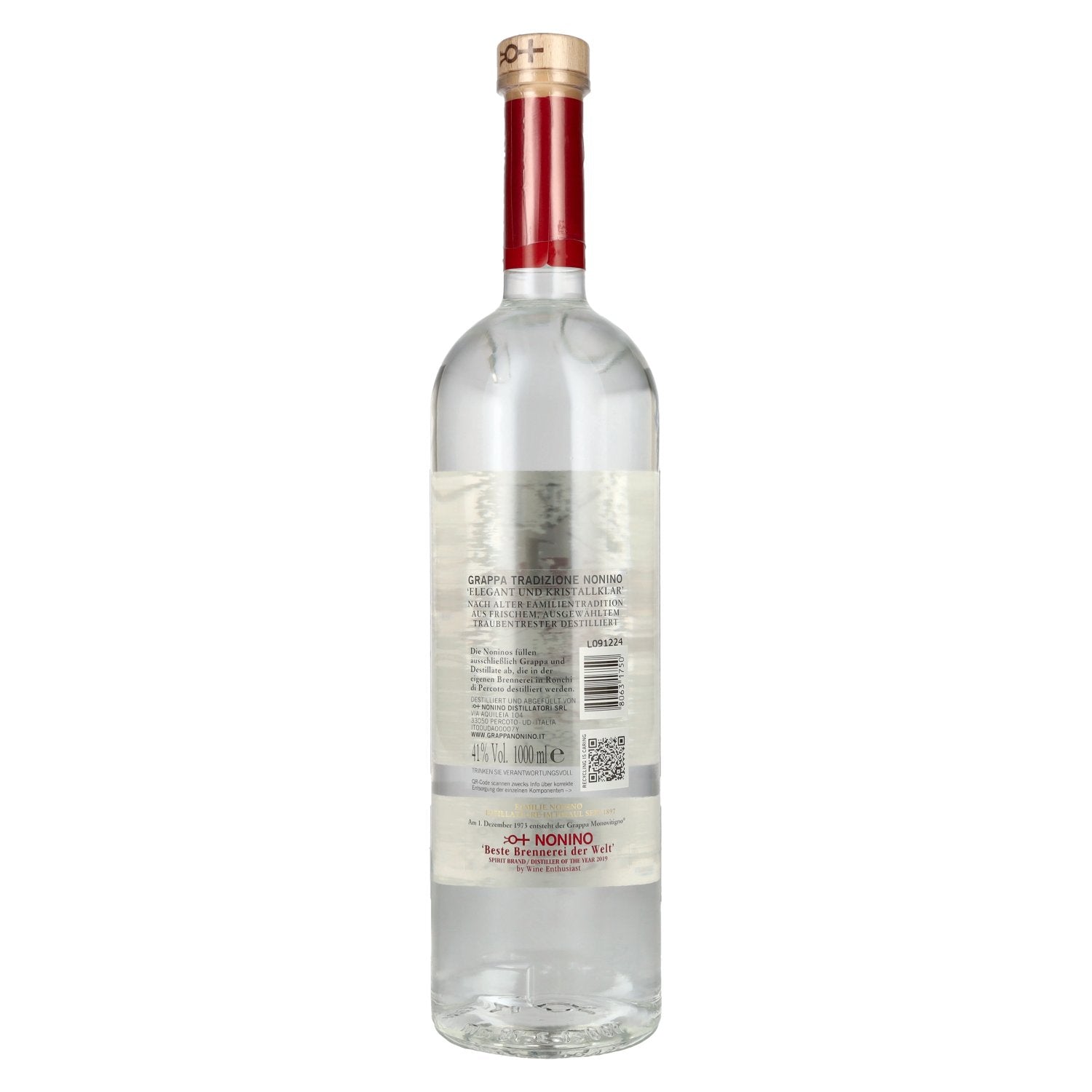 Nonino Grappa Tradizione Selezione Orazio 41 % vol. 1 l