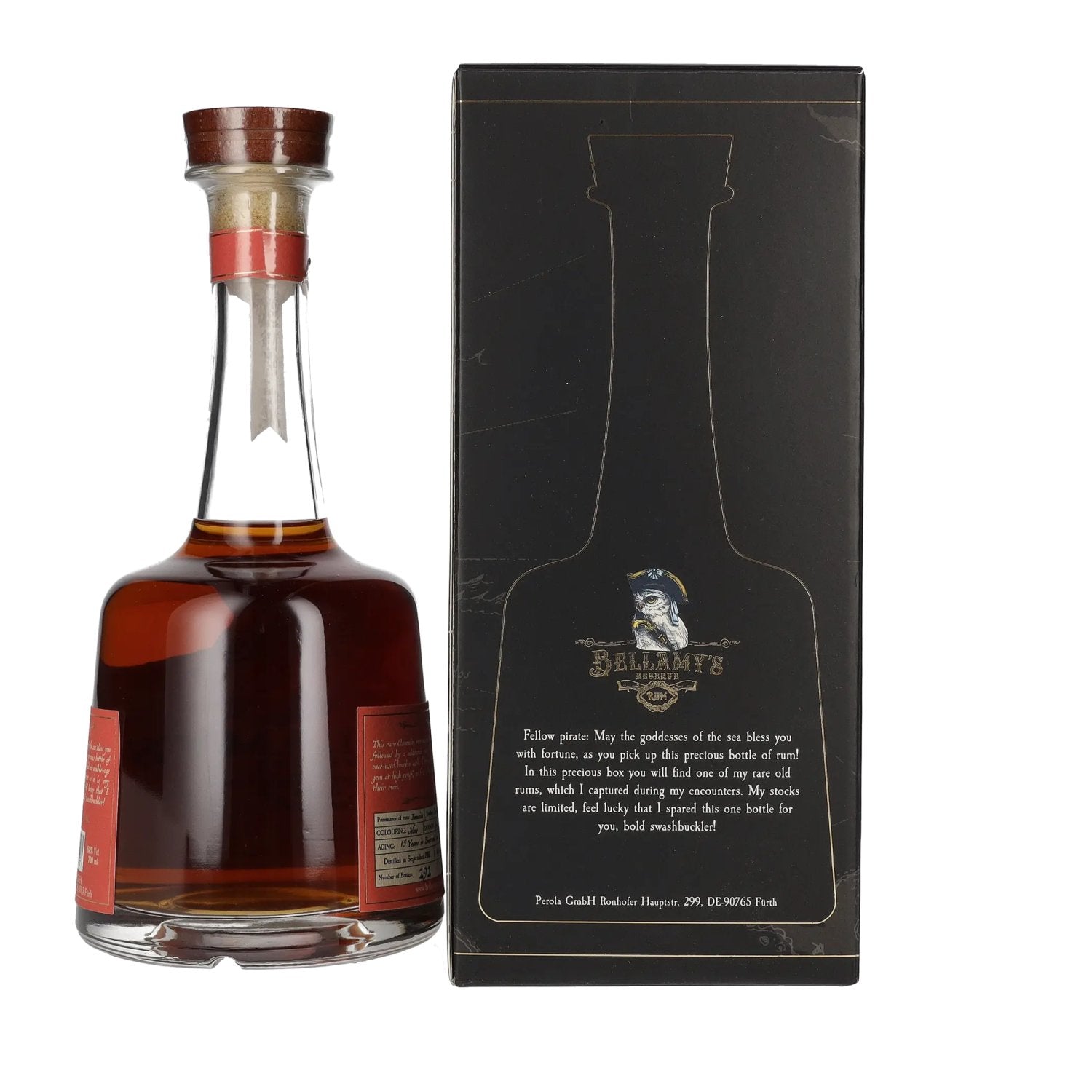 Bellamy's Reserve Rum Jamaica Clarendon 2007 52% vol. 0,7l en boîte cadeau