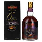 XM SUPREME 15 Years Old Finest Caribbean Rum 40% Vol. 0,7l en boîte cadeau
