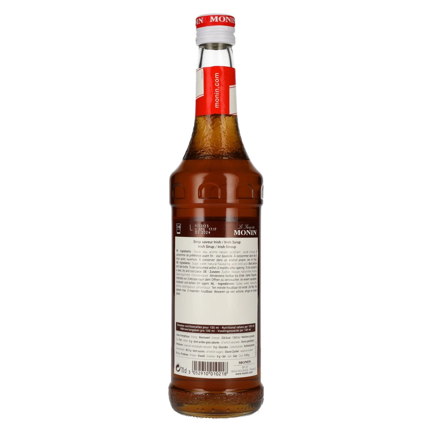 Le Sirop de Monin IRISH 0,7l