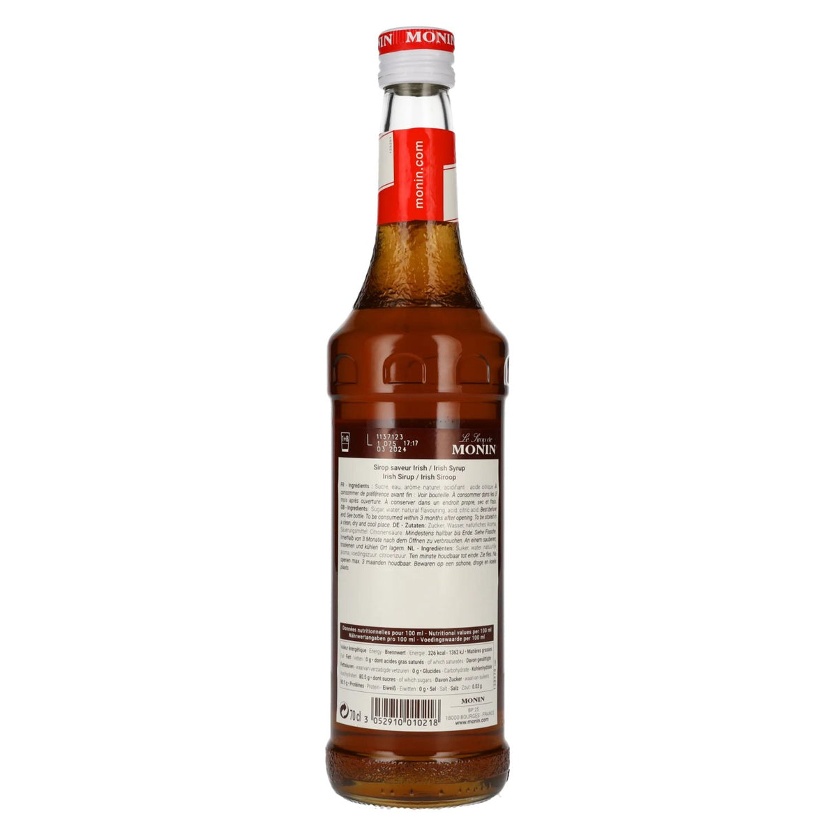 Le Sirop de Monin IRISH 0,7l