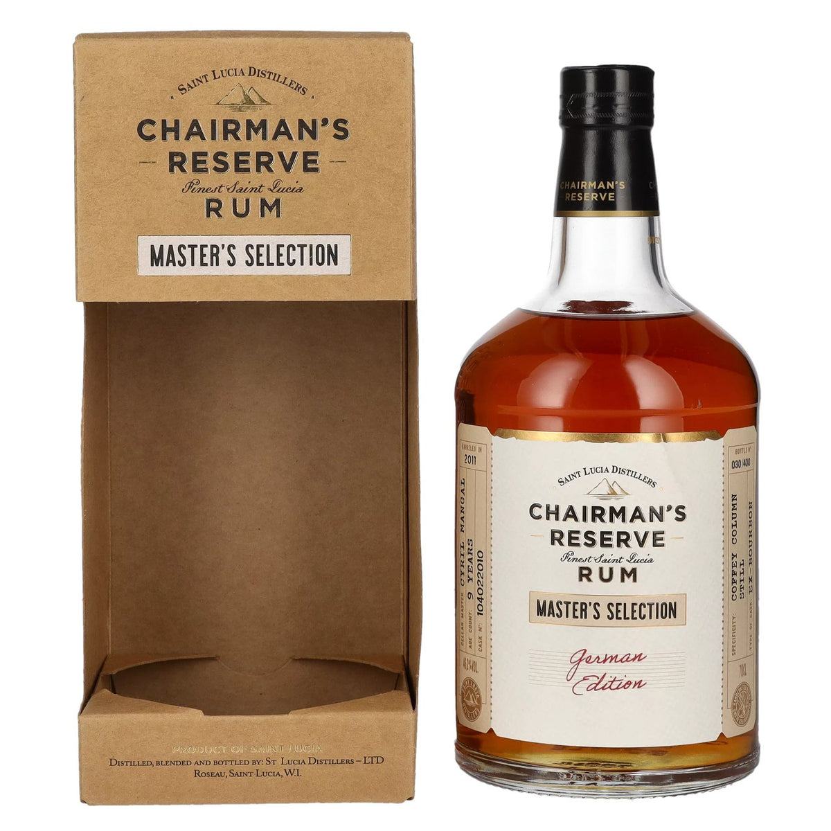 Chairman's Reserve MASTER'S SELECTION German Edition 46,2% vol. 0,7l en coffret cadeau