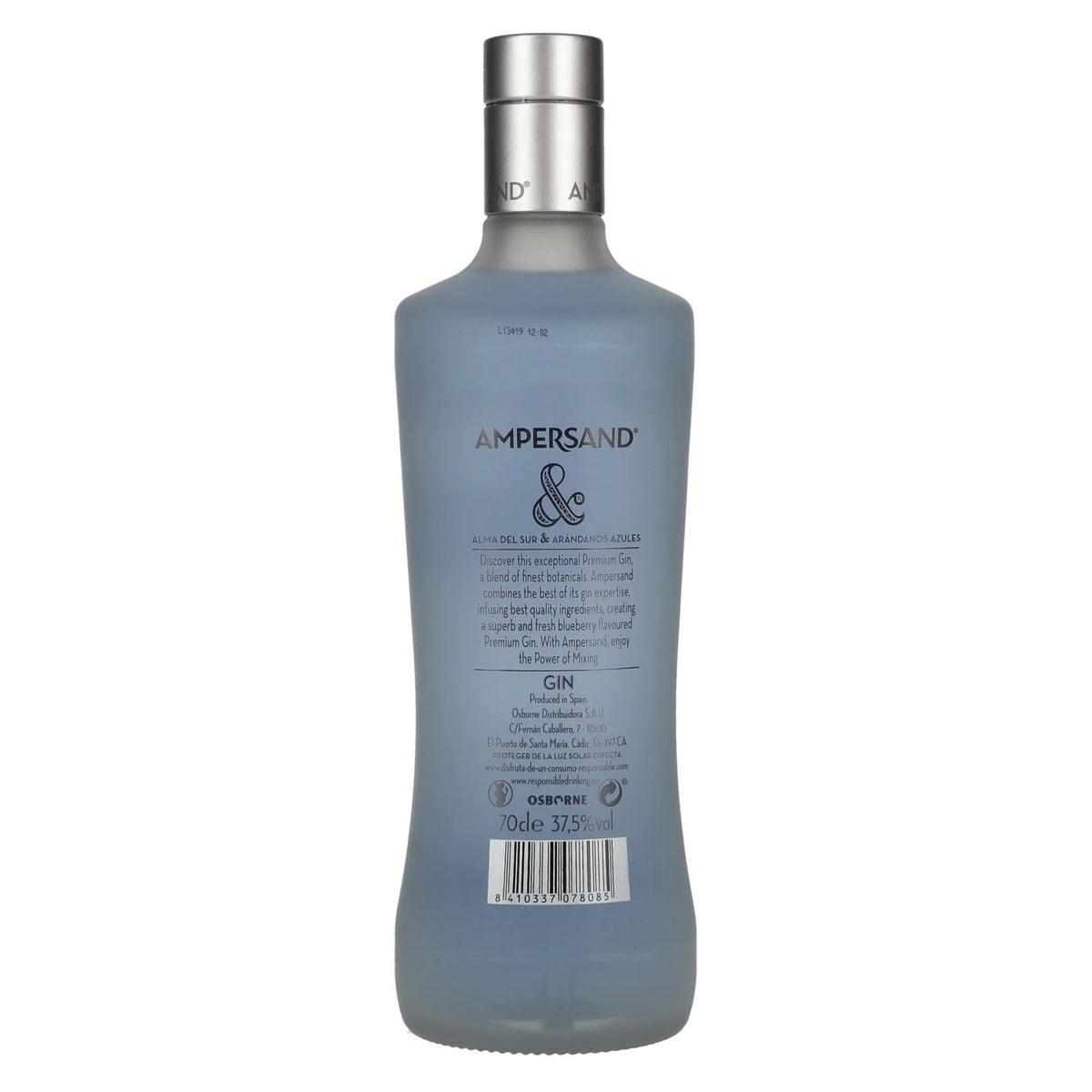 Ampersand BLUEBERRY FLAVOUR Premium Gin 37,5% Vol. 0,7l