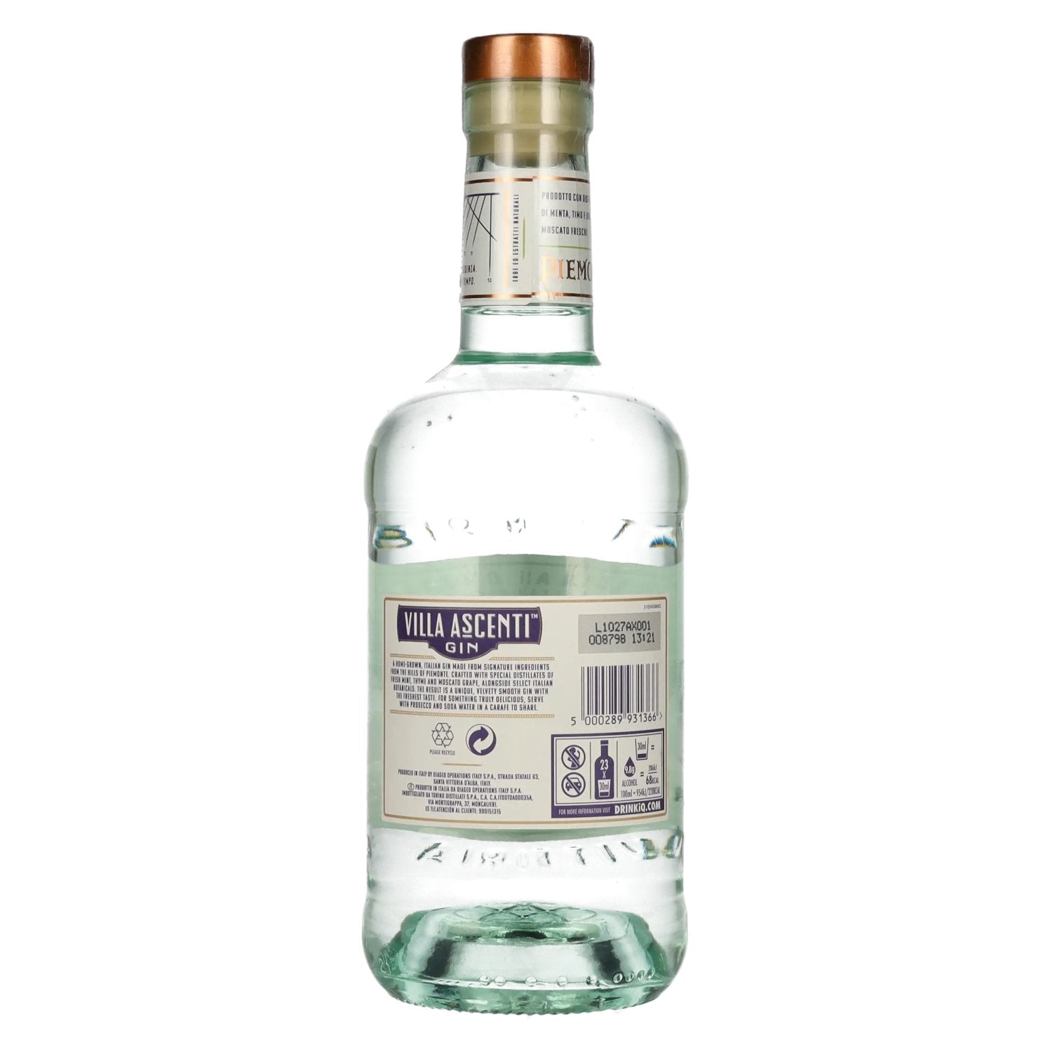 Villa Ascenti Gin 41% Vol. 0,7l