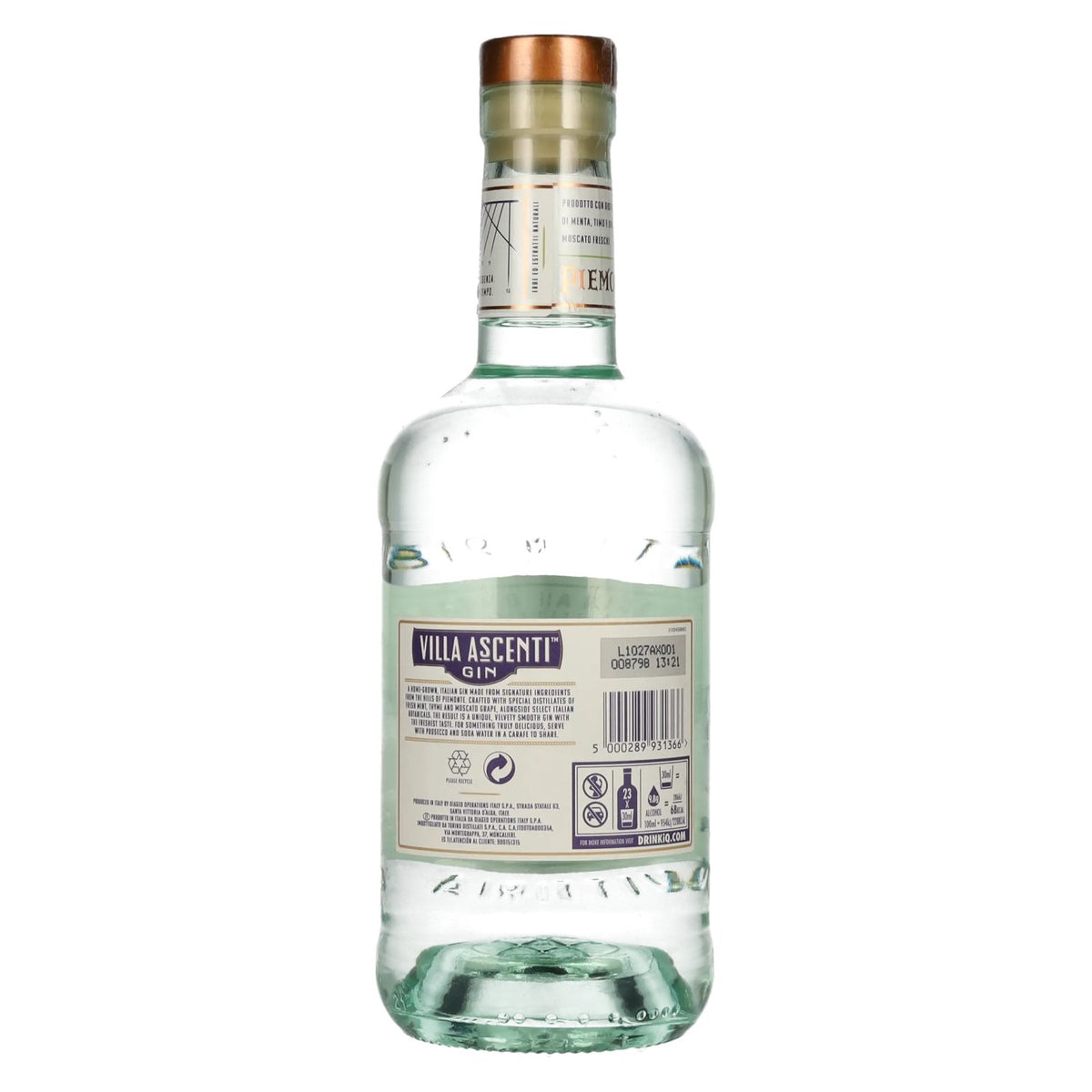Villa Ascenti Gin 41% Vol. 0,7l