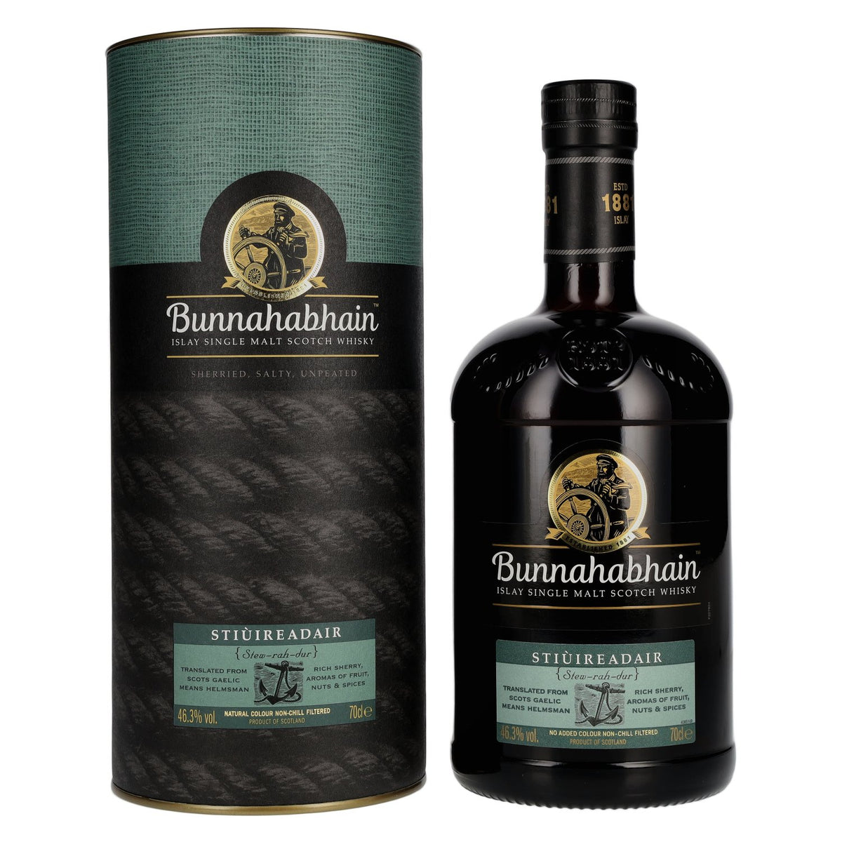 Bunnahabhain STIÙIREADAIR Islay Single Malt Scotch Whisky 46,3% vol. 0,7l en boîte cadeau