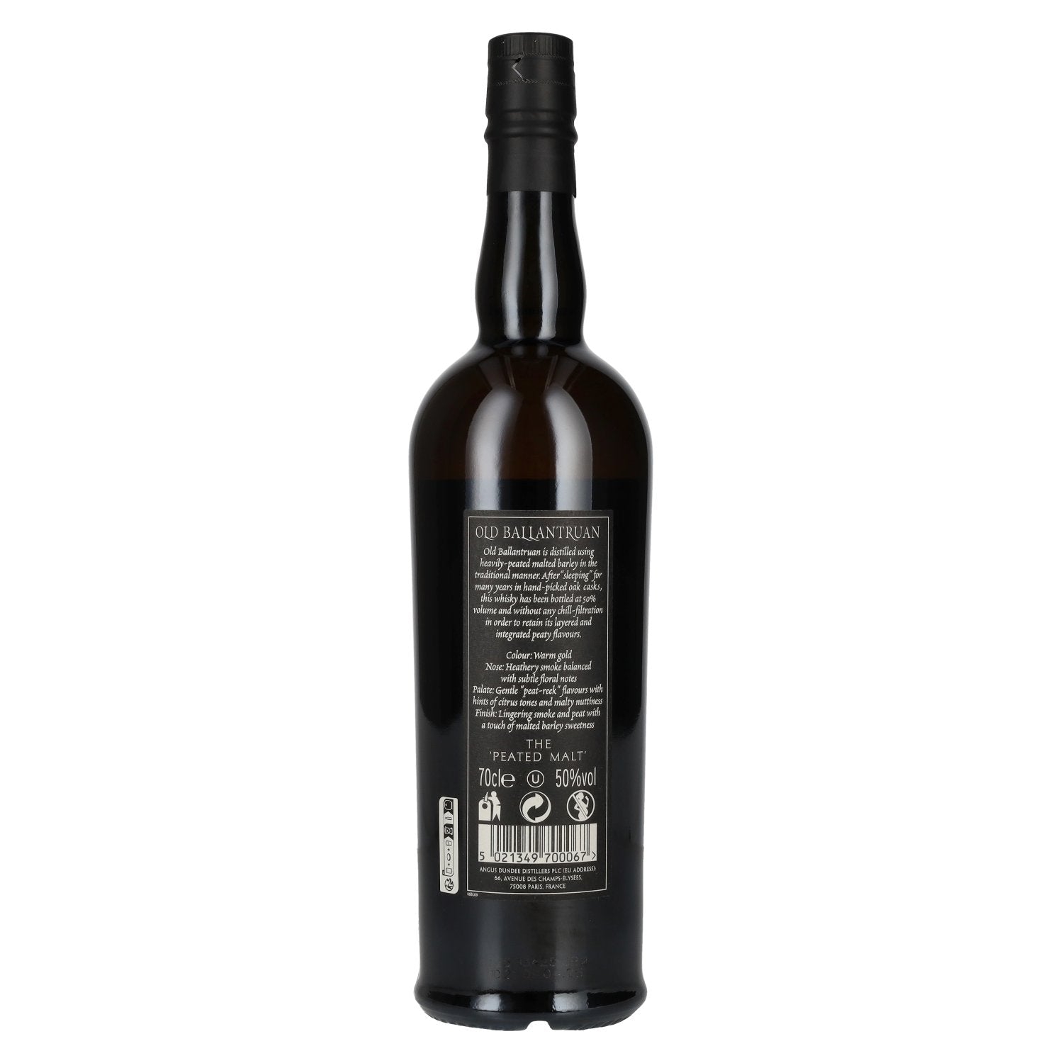 Old Ballantruan the PEATED MALT Unchillfiltered 50% Vol. 0,7l