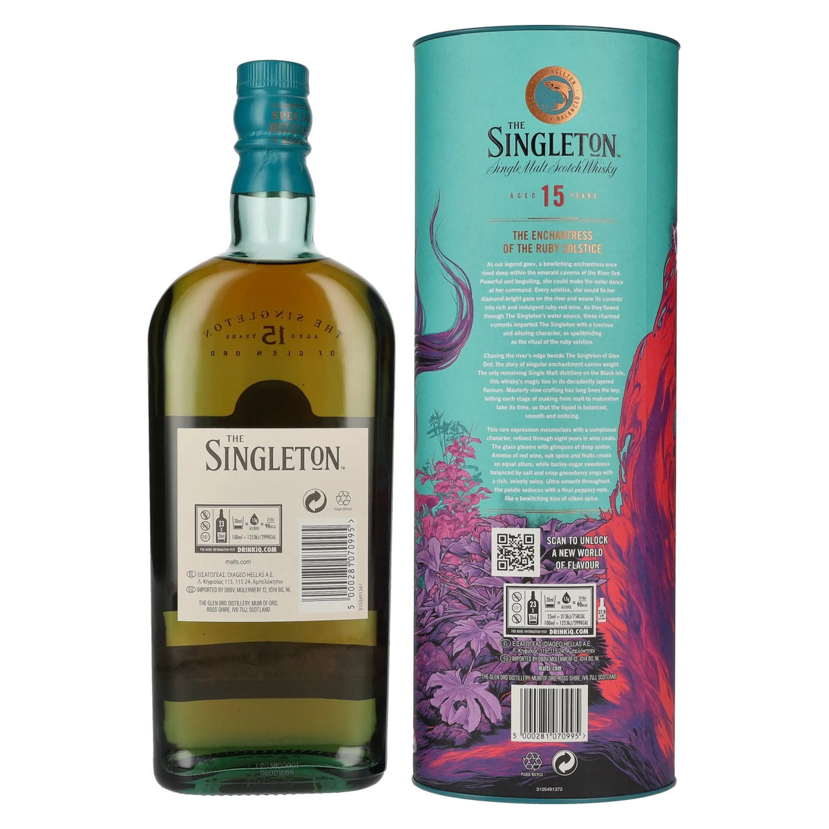 The Singleton GLEN ORD 15 Years Old Single Malt Diageo Special Release 2022 54,2% Vol. 0,7l in Geschenkbox