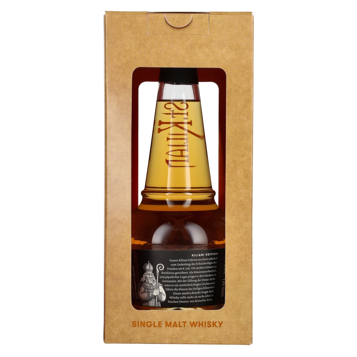 St. Kilian Kiliani Edition BONIFATIUS Single Malt Whisky 46% Vol. 0,5l in Geschenkbox