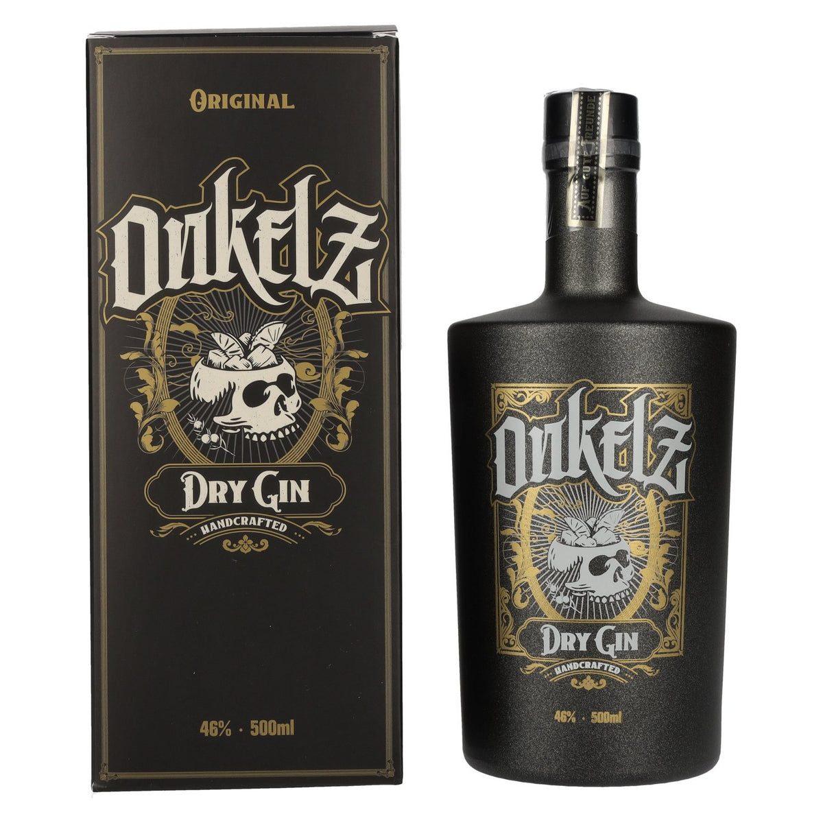 Böhse Onkelz Handcrafted Dry Gin 46% ABV, 0.5l in a gift box