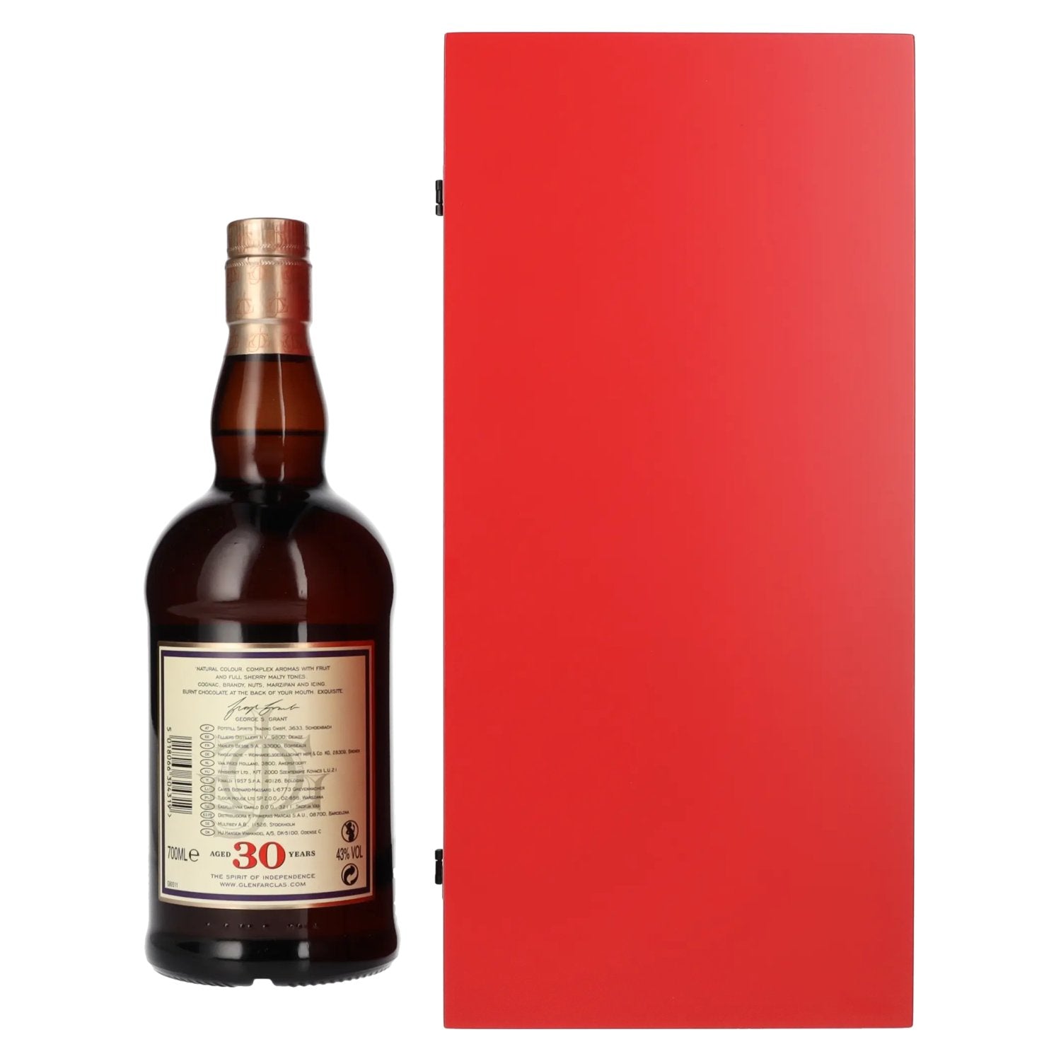 Glenfarclas 30 Years Old Highland Single Malt Scotch Whisky 43% Vol. 0,7l in Geschenkbox