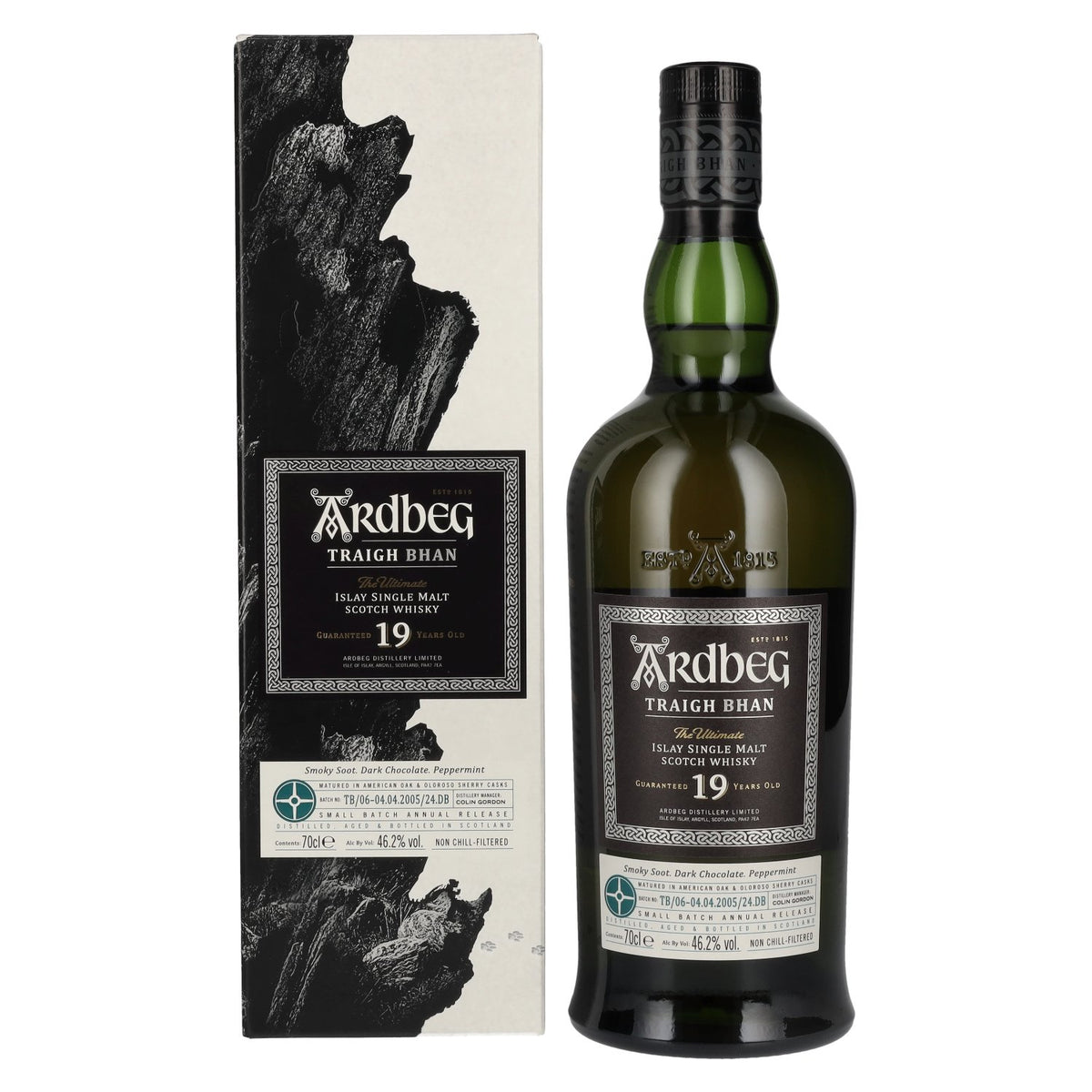 Ardbeg TRAIGH BHAN 19 Years Old Batch No. 6 46,2% Vol. 0,7l en coffret cadeau