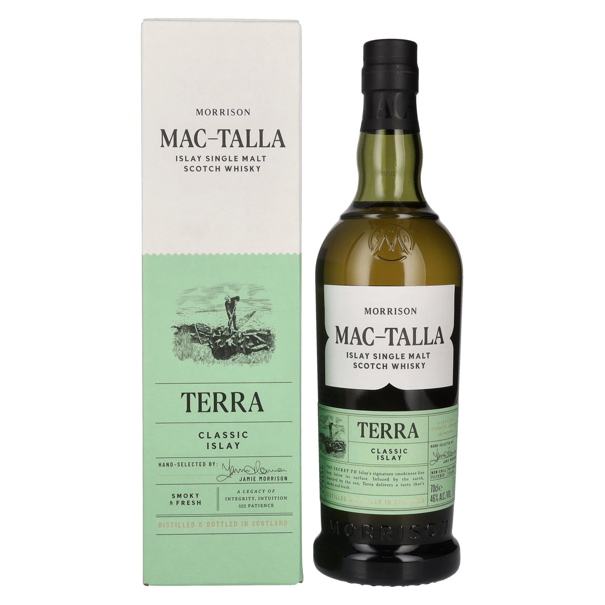 Mac-Talla Morrison TERRA Classic Islay Single Malt Scotch Whisky 46% Vol. 0,7l in gift box