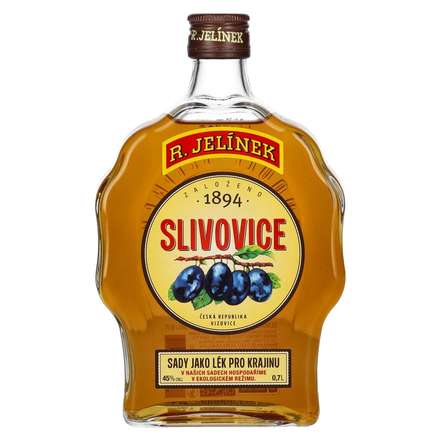R. Jelínek Slivovice GOLD Plum 45% vol. 0,7l