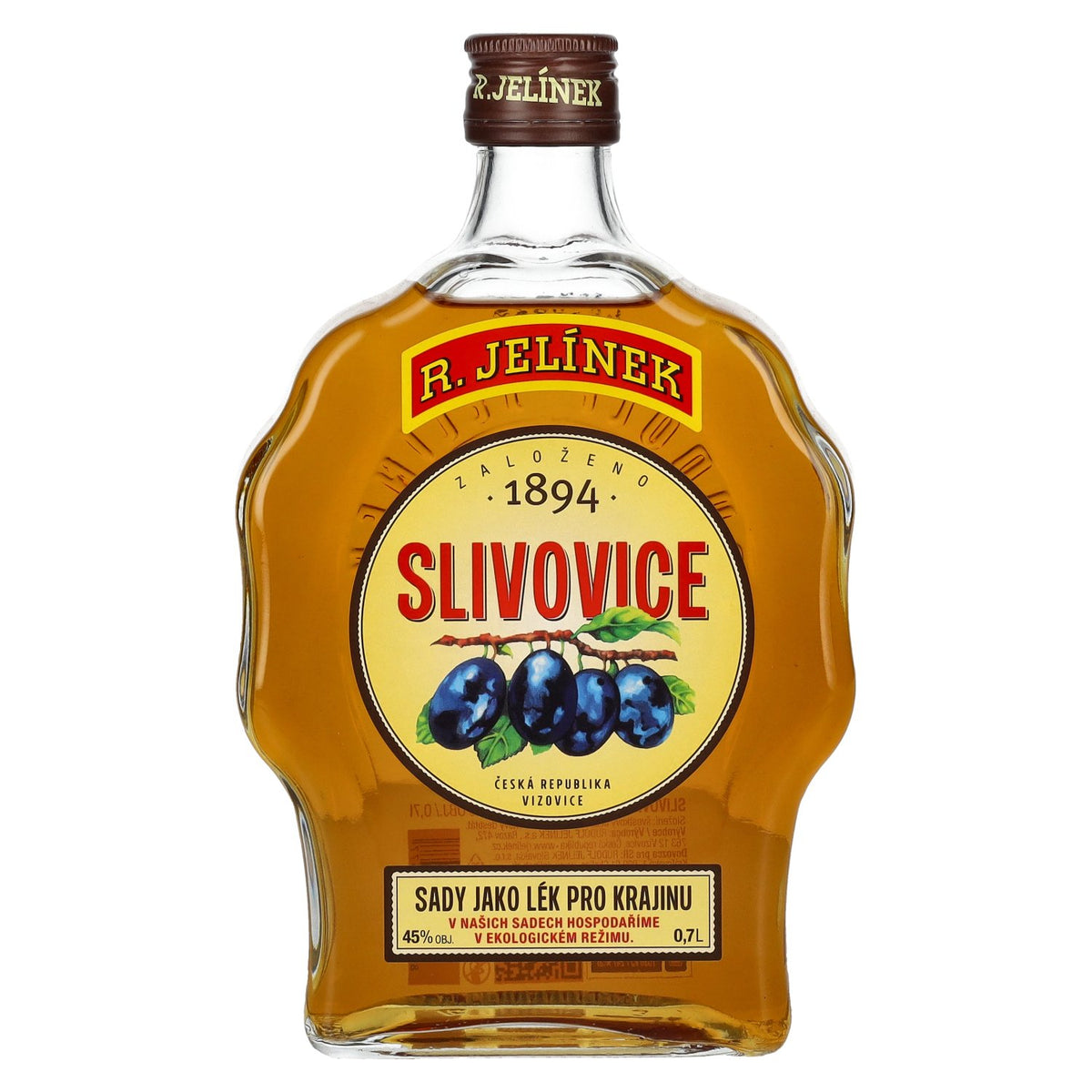 R. Jelínek Slivovice GOLD Plum 45% vol. 0,7l