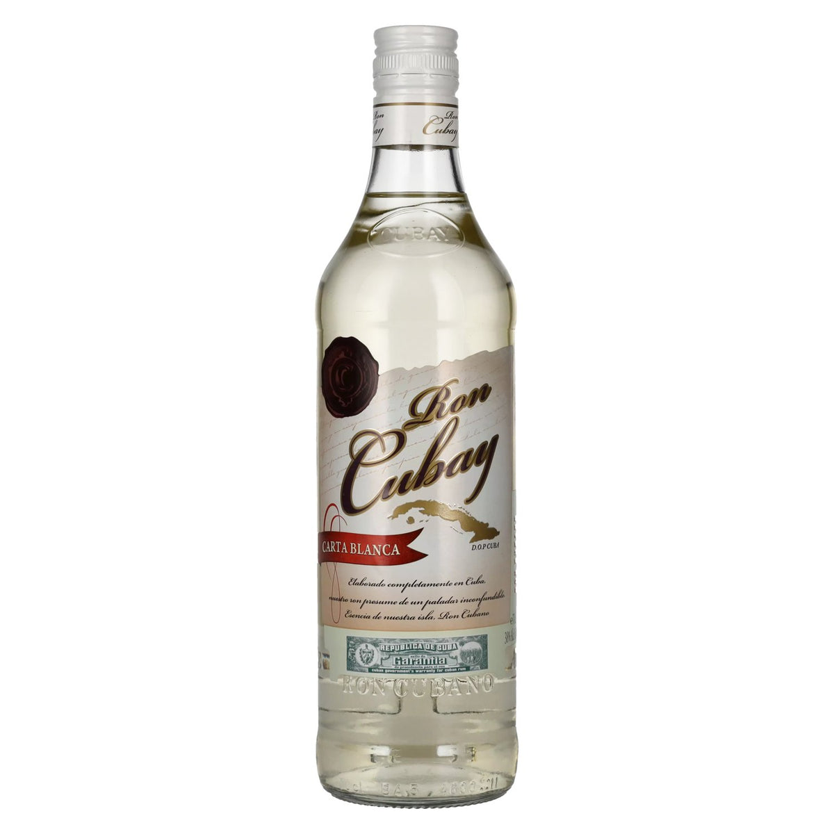 Ron Cubay Carta Blanca 38% ABV 0.7l