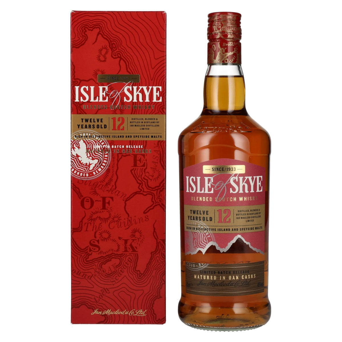 Isle of Skye 12 Years Old Blended Scotch Whisky 40% Vol. 0,7l in gift box