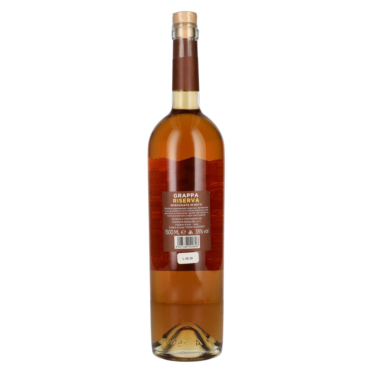 Dellavalle GRAPPA RISERVA 38% vol. 1.5 l