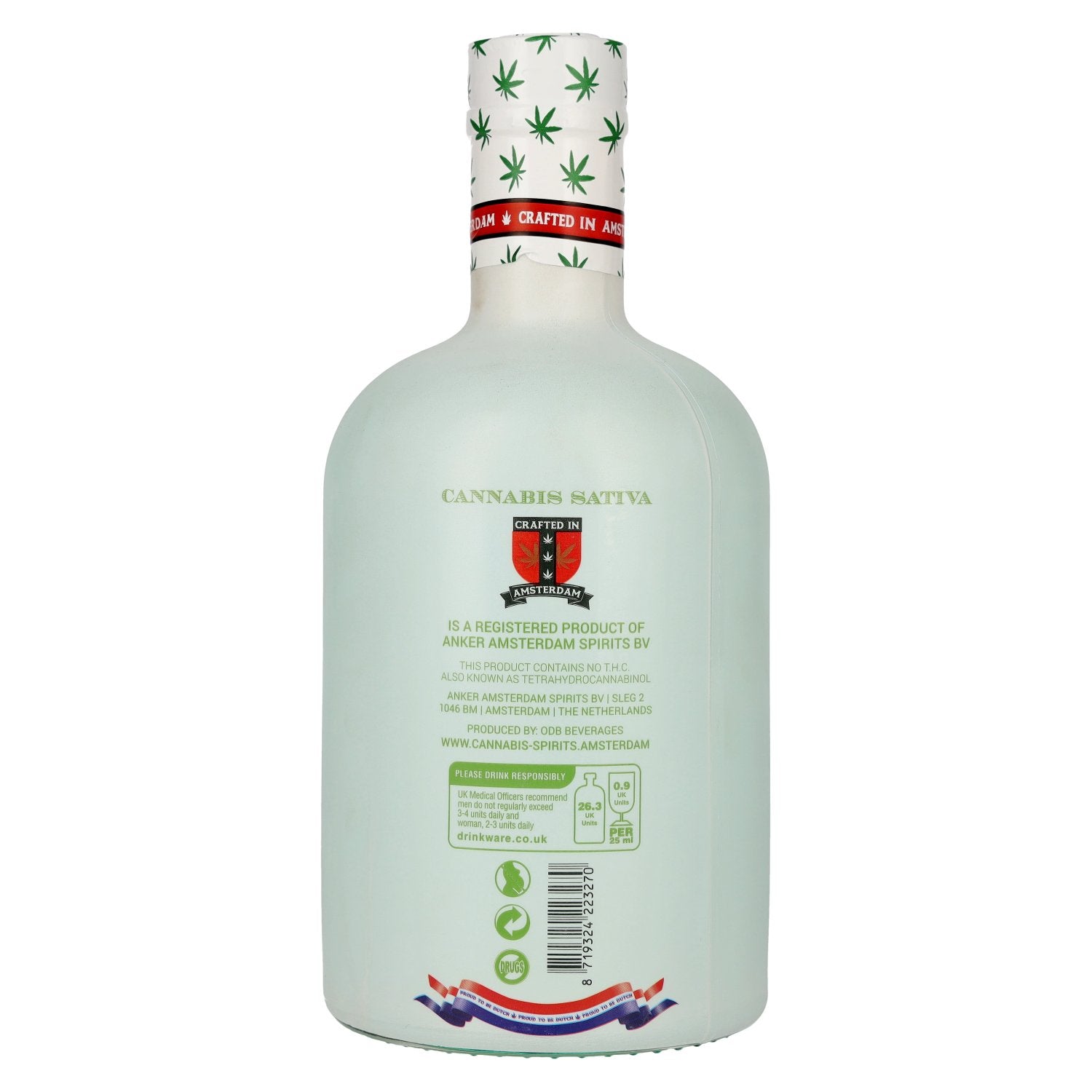 Vodka aromatisée au chanvre « Cannabis Sativa Fibre » 37,5 % vol. 0,7 l